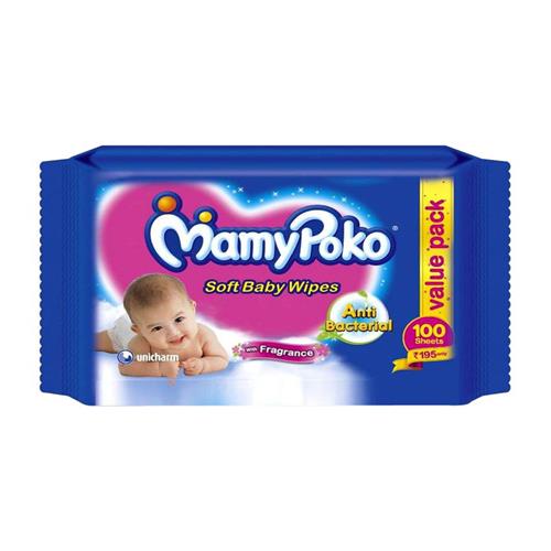 MAMYPOKO WIPES 100 SHEETS